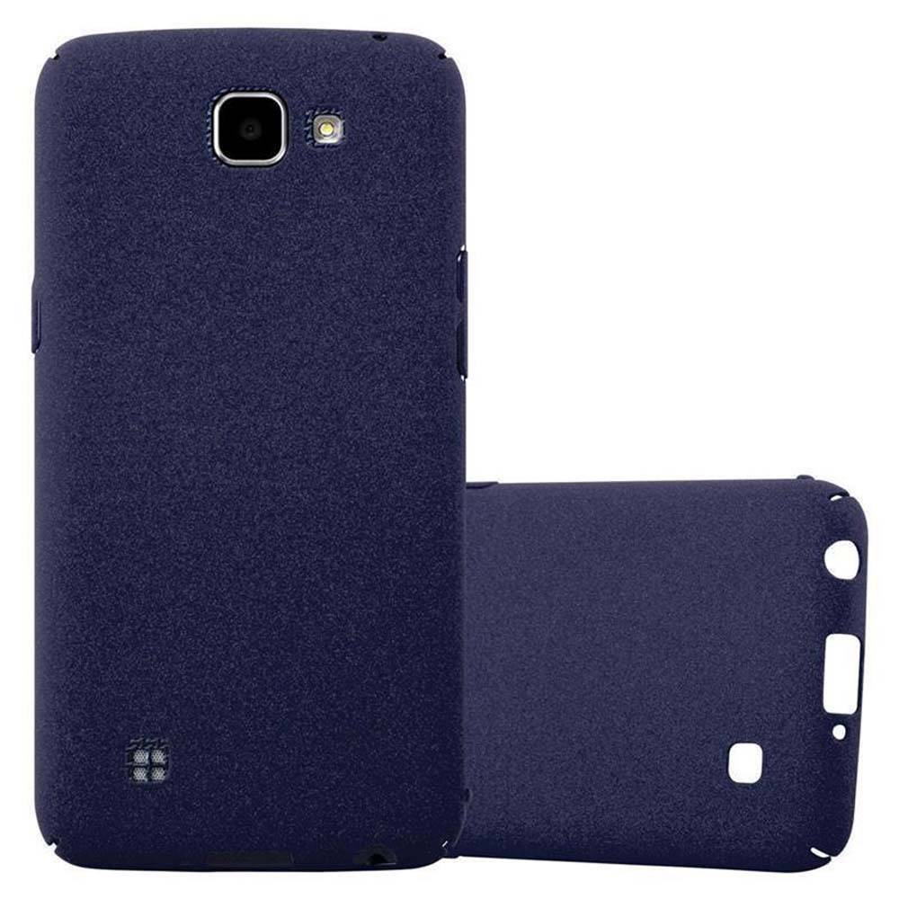 Cadorabo Schutzhülle für LG K4 2016 Hülle in Blau Etui Hard Case Handyhülle Cover