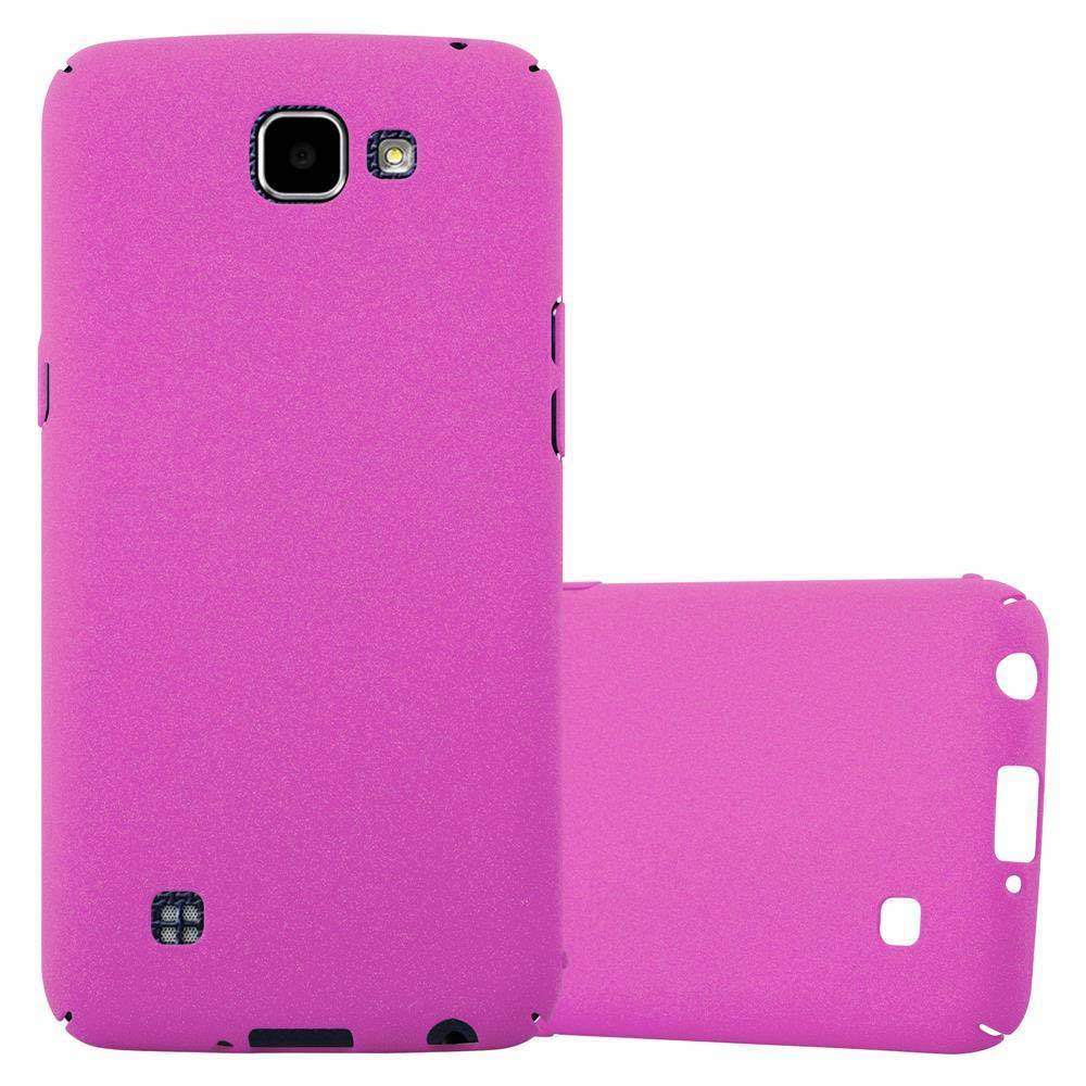 Cadorabo Schutzhülle für LG K4 2016 Hülle in Pink Etui Hard Case Handyhülle Cover