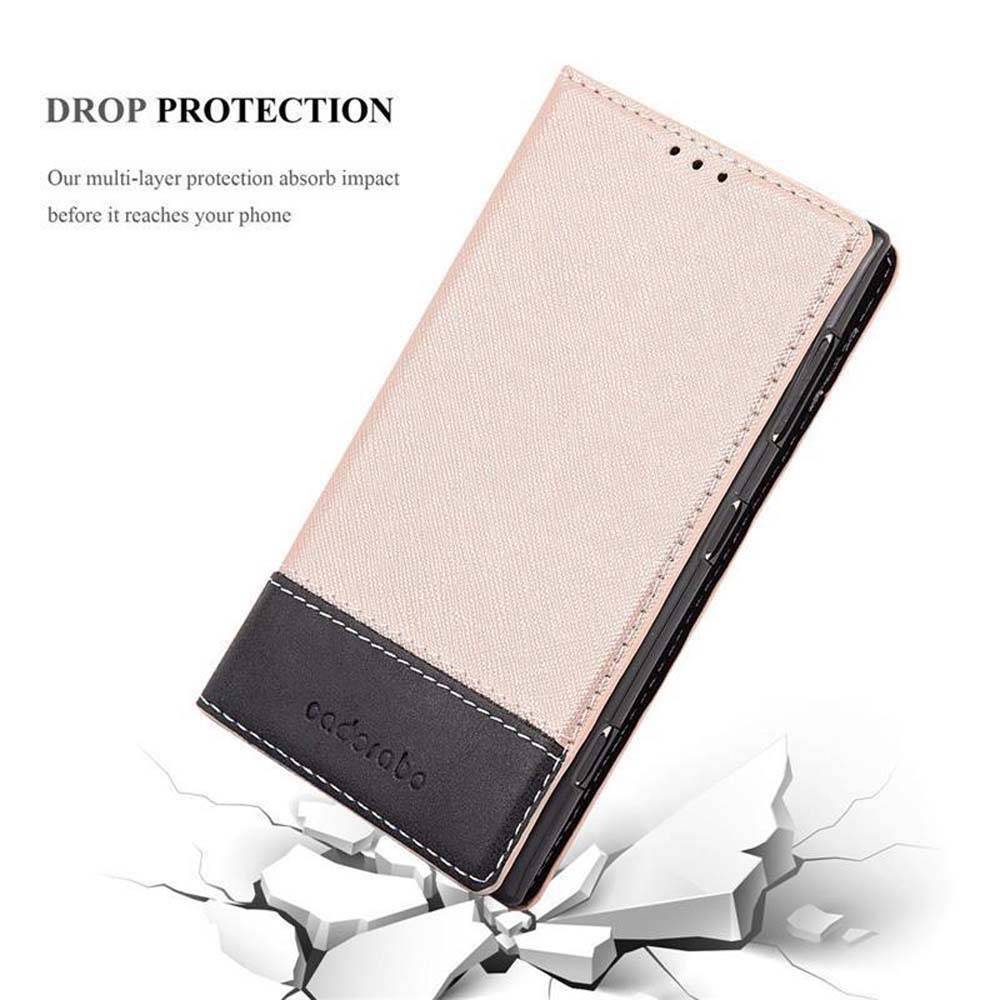 Cadorabo Hülle für Nokia Lumia 1020 Schutzhülle in Rosa SHandyhülle Book Case Etui Kunstleder