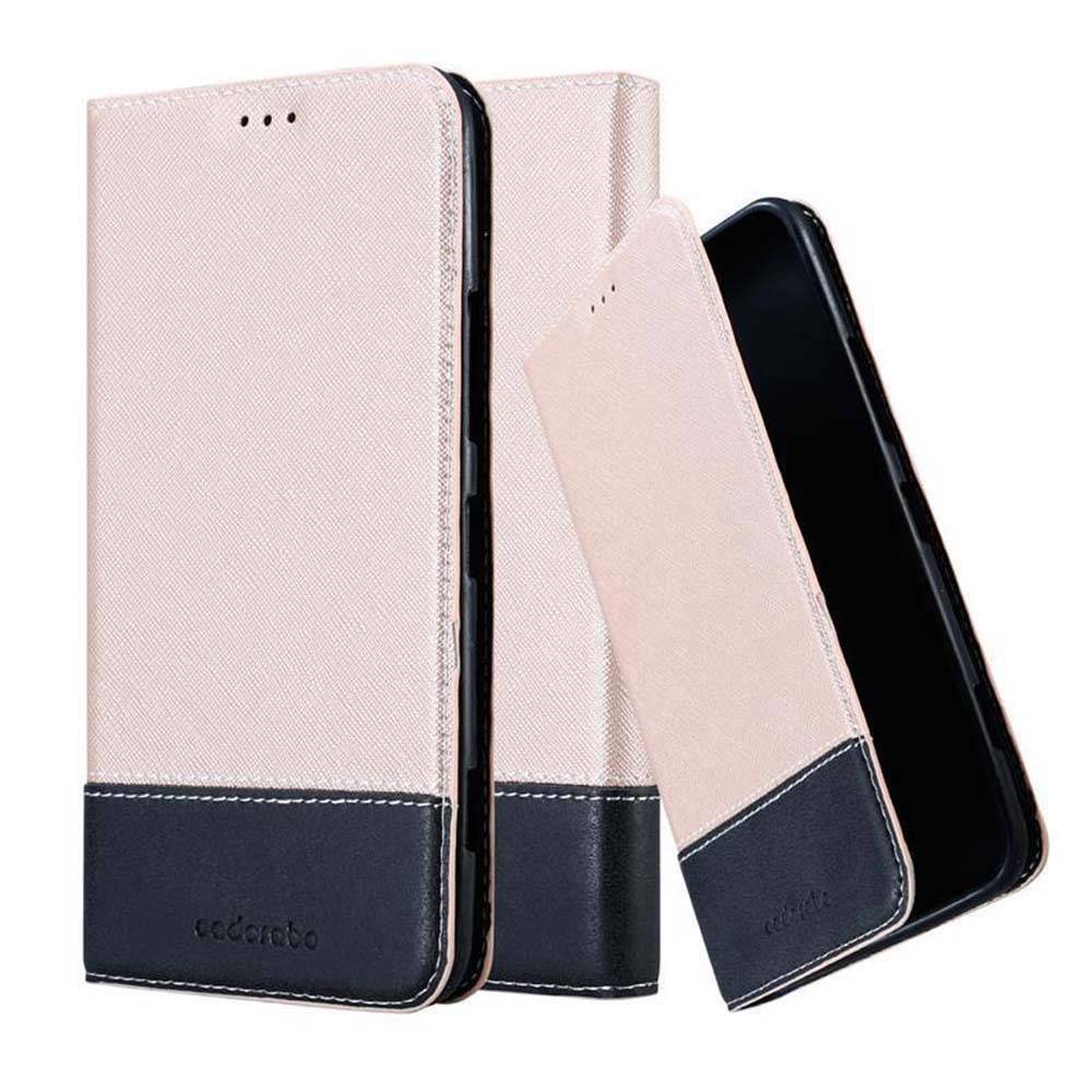Cadorabo Hülle für Nokia Lumia 1320 Schutzhülle in Rosa SHandyhülle Book Case Etui Kunstleder
