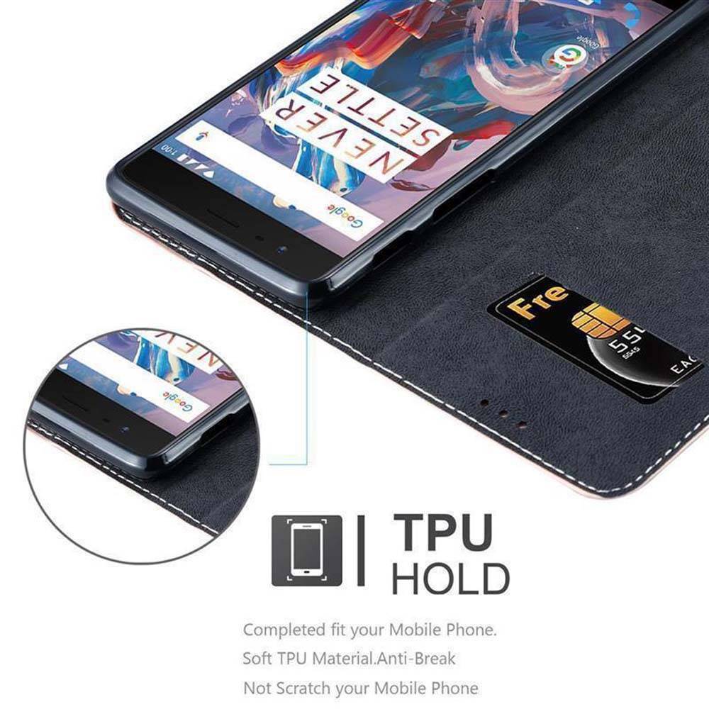 Cadorabo Hülle für Nokia Lumia 650 Schutzhülle in Rosa SHandyhülle Book Case Etui Kunstleder