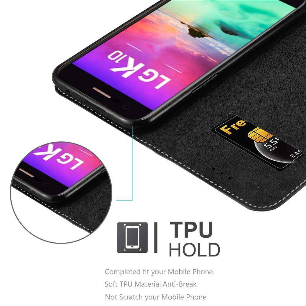 Cadorabo Hülle für Nokia Lumia 950 Schutzhülle in Schwarz SHandyhülle Book Case Etui Kunstleder