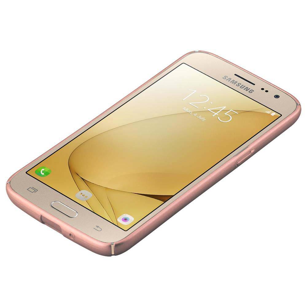 Cadorabo Hülle für Samsung Galaxy J2 2016 Schutzhülle in Rosa Hard Case Handy Hülle Etui