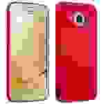 Cadorabo Hülle für Samsung Galaxy J2 2016 Schutzhülle in Rot Hard Case Handy Hülle Etui