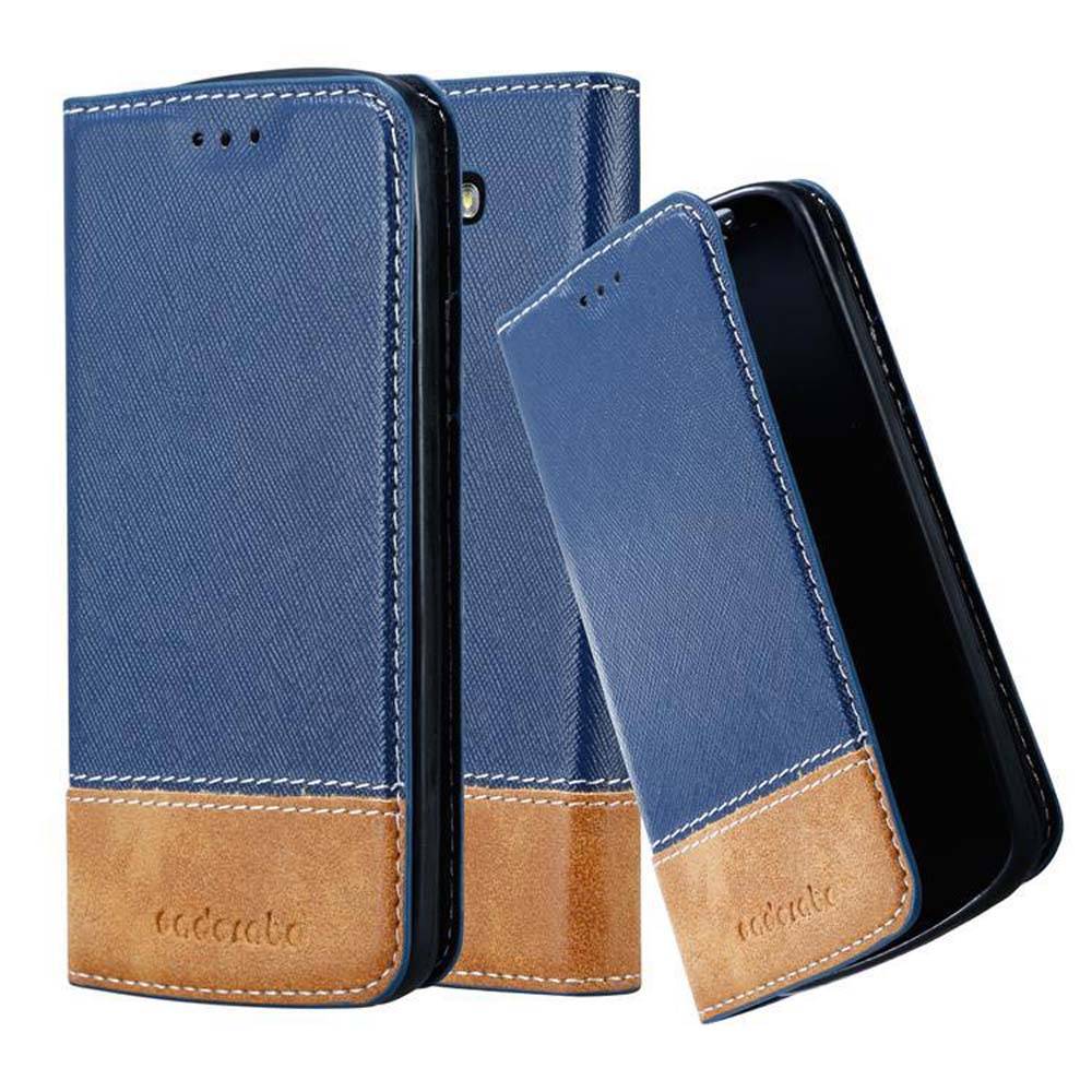Cadorabo Hülle für LG G2 MINI Schutzhülle in Blau SHandyhülle Book Case Etui Kunstleder