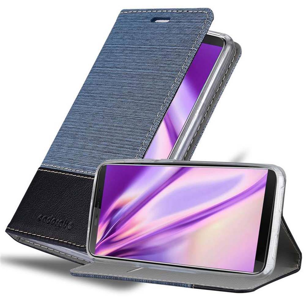 Cadorabo Hülle für Cubot J3 Schutzhülle in Blau Handy Hülle Etui Book Case Cover