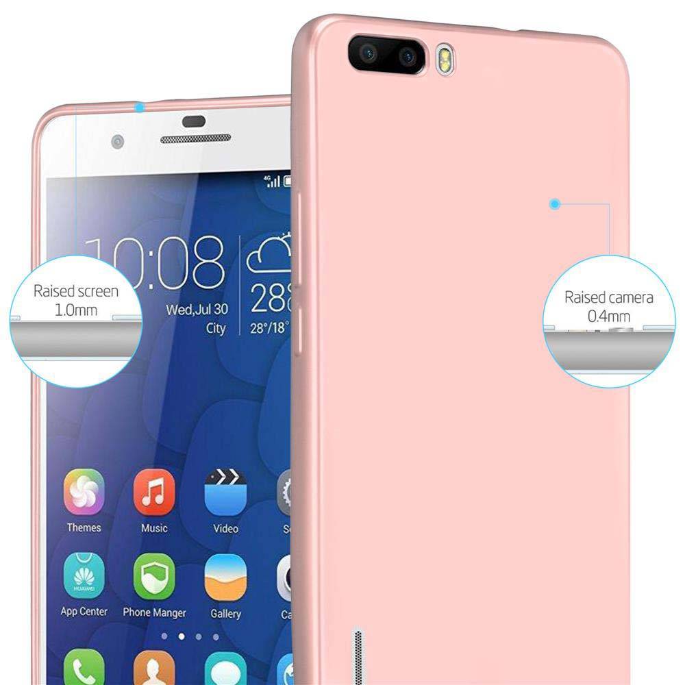 Cadorabo Schutzhülle für Honor 6 PLUS Hülle in Rosa Handyhülle TPU Silikon Etui Cover Case