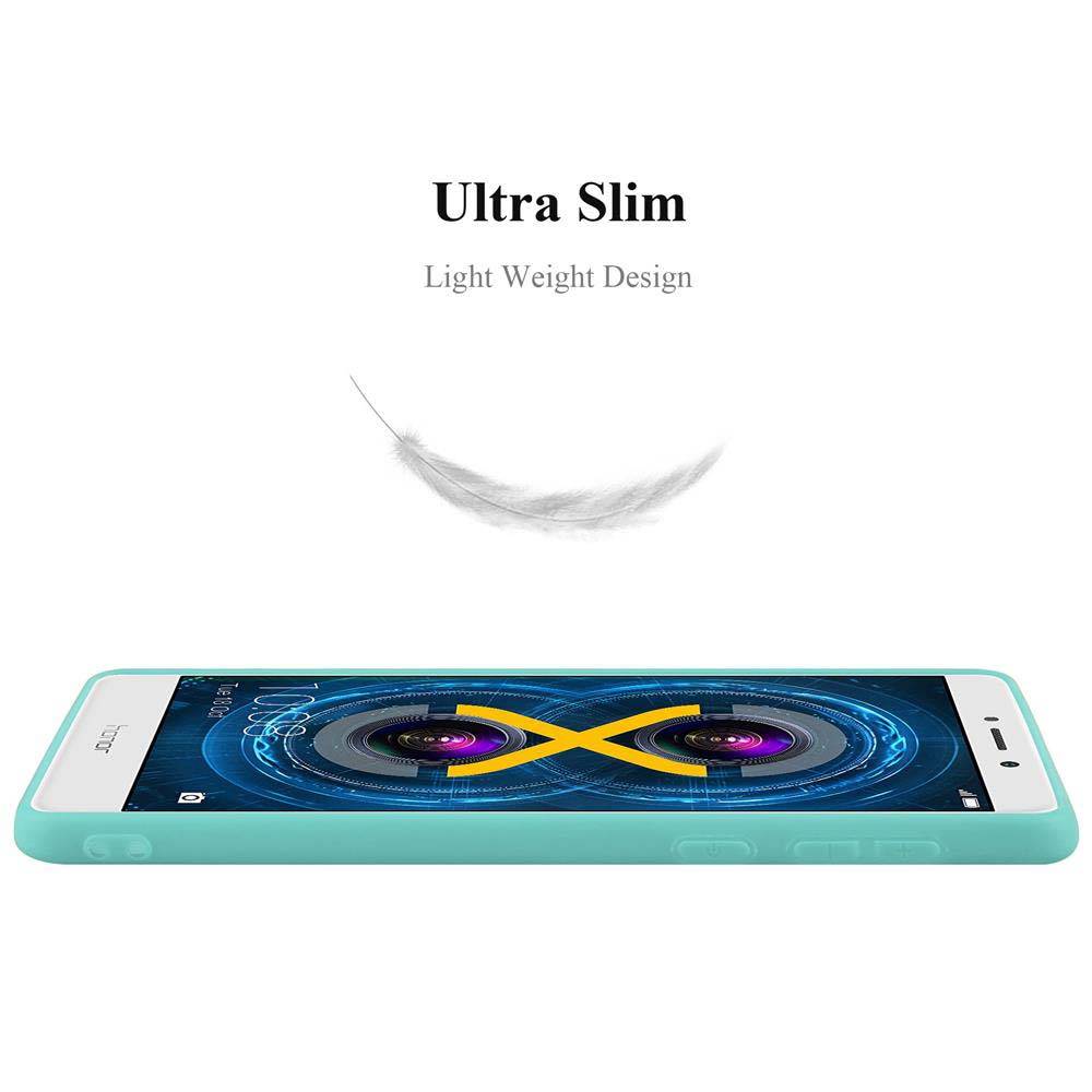 Cadorabo Hülle für Huawei MATE 9 LITE / GR5 2017 / Honor 6X Schutzhülle in Blau Handyhülle TPU Silikon Etui Case Cover