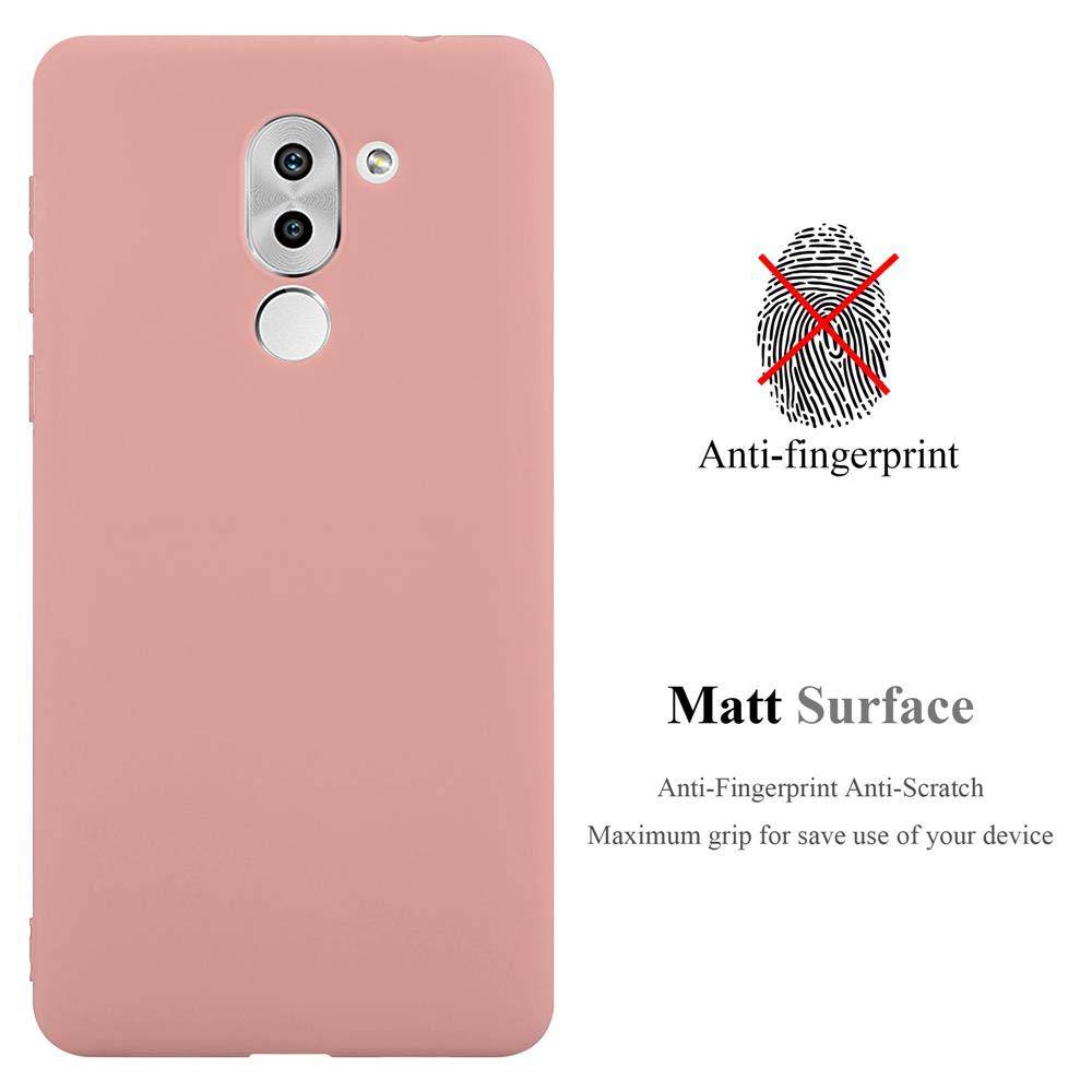 Cadorabo Hülle für Huawei MATE 9 LITE / GR5 2017 / Honor 6X Schutzhülle in Rosa Handyhülle TPU Silikon Etui Case Cover