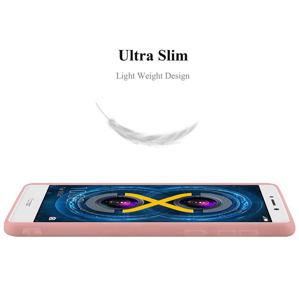 Cadorabo Hülle für Huawei MATE 9 LITE / GR5 2017 / Honor 6X Schutzhülle in Rosa Handyhülle TPU Silikon Etui Case Cover