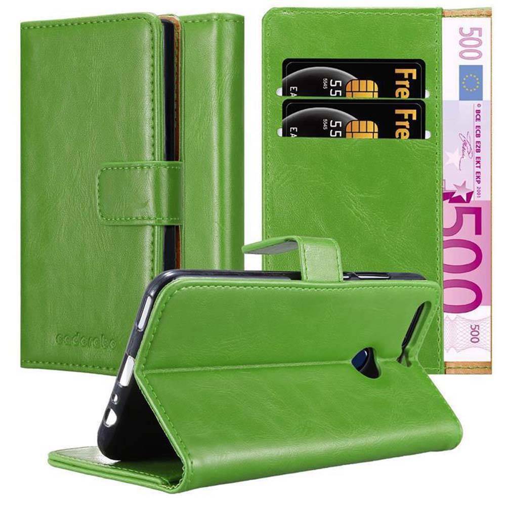 Cadorabo Hülle für Honor 8 PRO Schutzhülle in Grün Handyhülle Book Tasche Case Etui Luxury