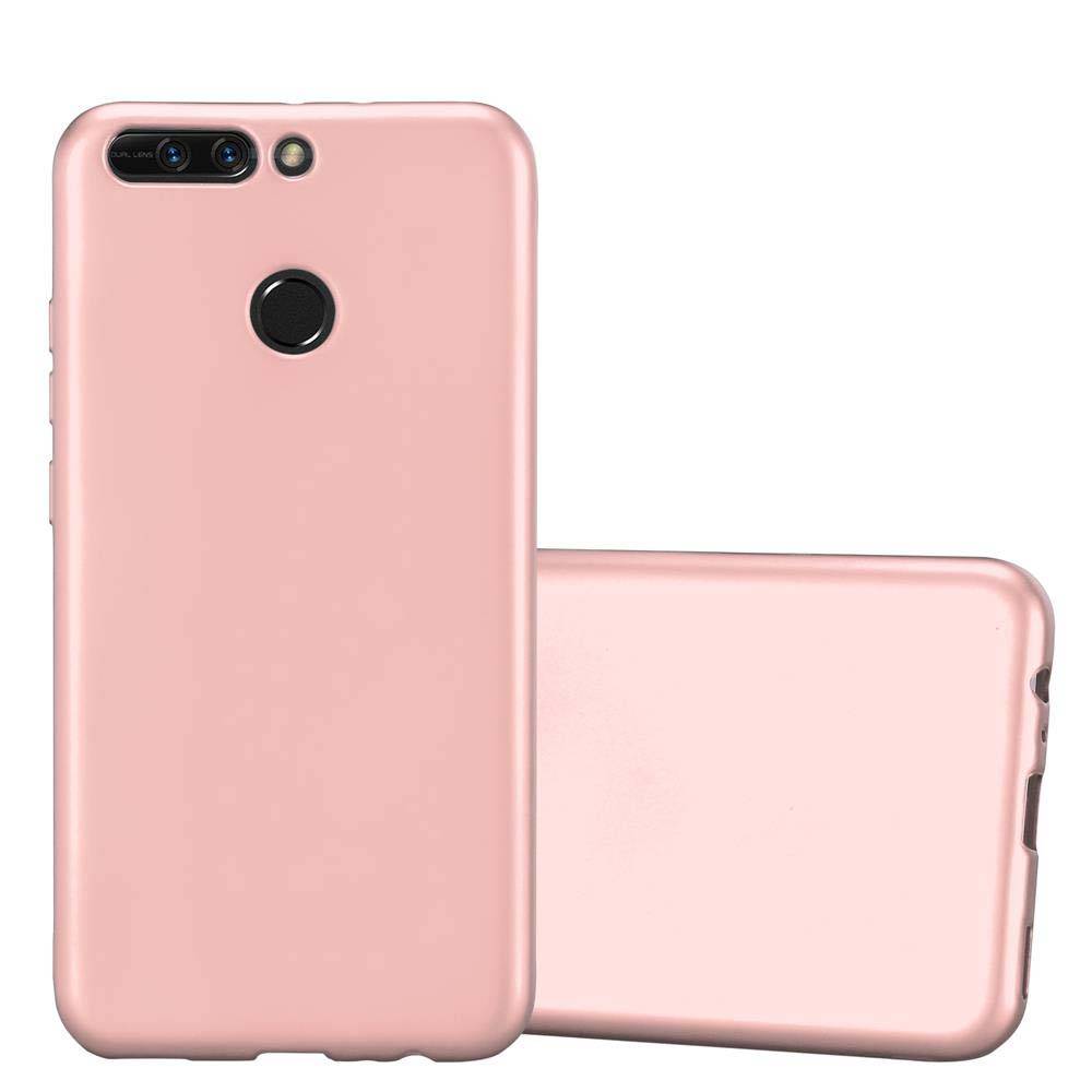 Cadorabo Schutzhülle für Honor 8 PRO Hülle in Rosa Handyhülle TPU Silikon Etui Cover Case