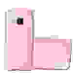 Cadorabo Schutzhülle für HTC ONE M9 Hülle in Rosa Handyhülle TPU Silikon Etui Cover Case