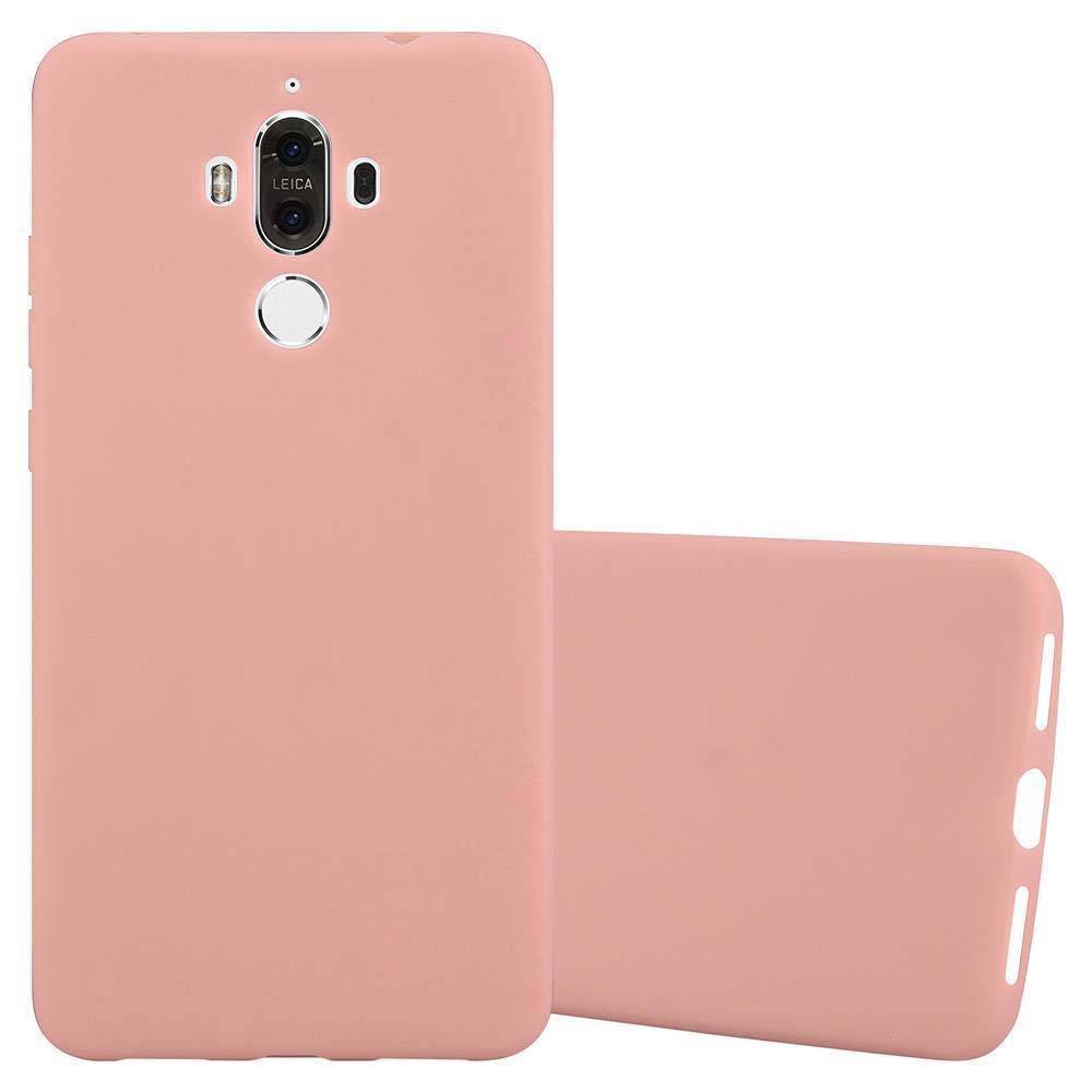 Cadorabo Hülle für Huawei MATE 9 Schutzhülle in Rosa Handyhülle TPU Silikon Etui Case Cover