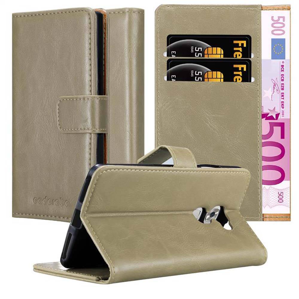 Cadorabo Hülle für Huawei MATE S Schutzhülle in Braun Handyhülle Book Tasche Case Etui Luxury
