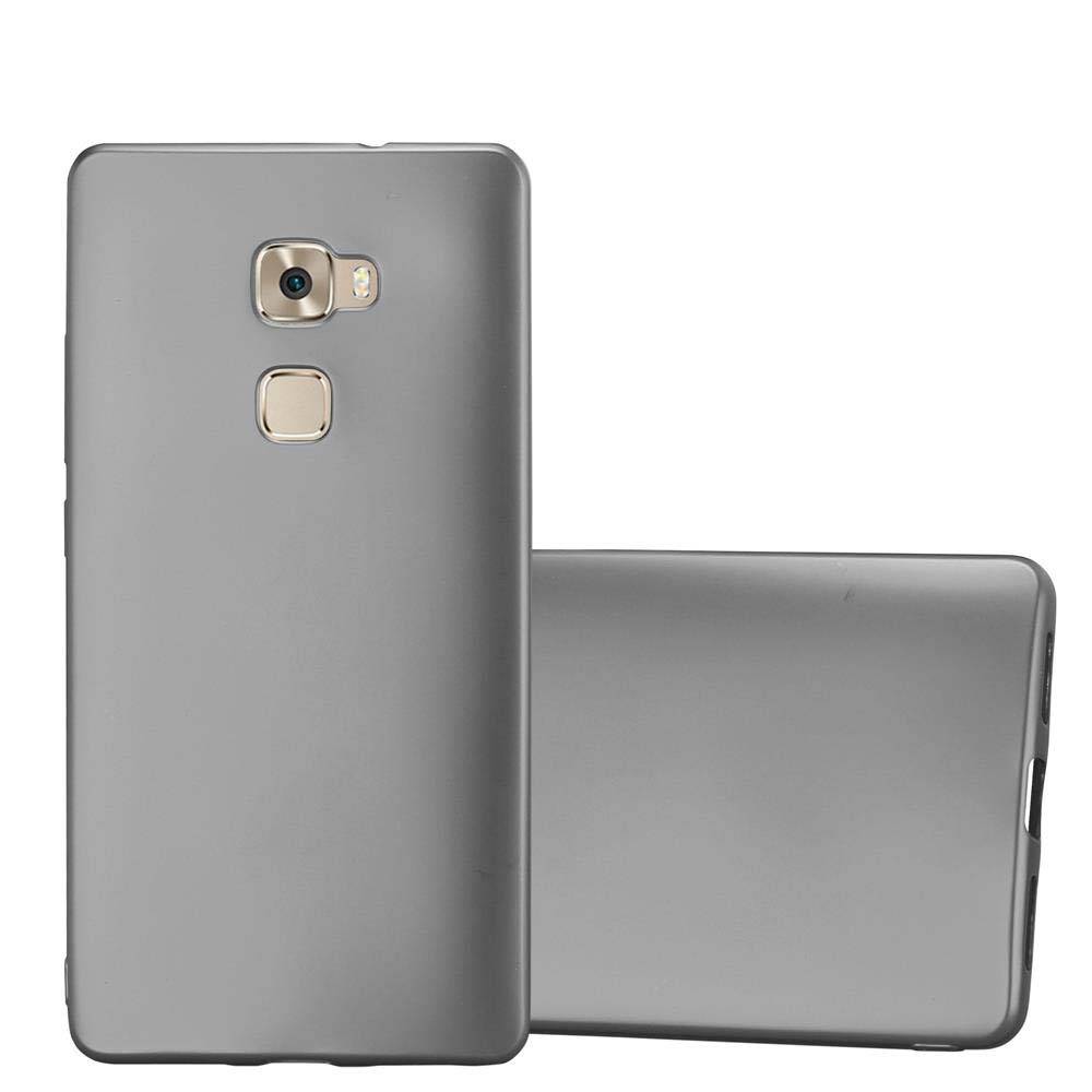 Cadorabo Schutzhülle für Huawei MATE S Hülle in Grau Handyhülle TPU Silikon Etui Cover Case