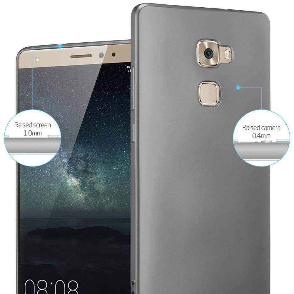 Cadorabo Schutzhülle für Huawei MATE S Hülle in Grau Handyhülle TPU Silikon Etui Cover Case