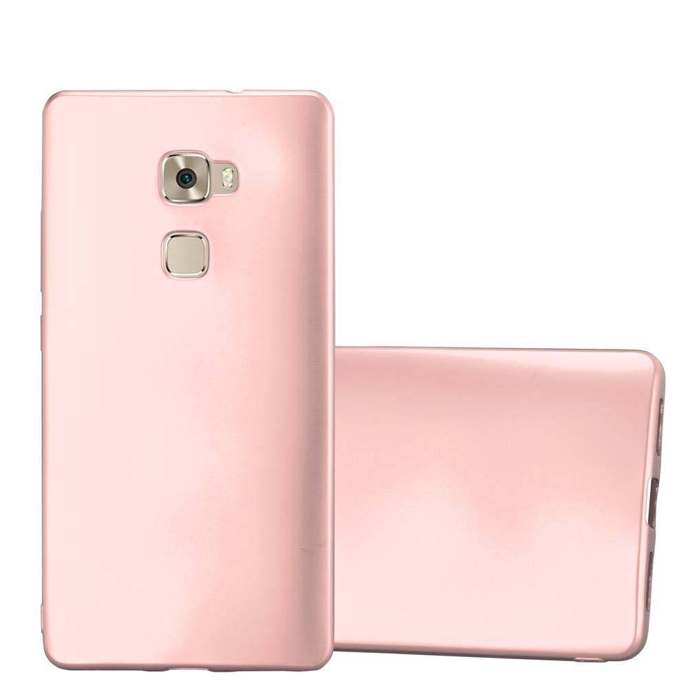 Cadorabo Schutzhülle für Huawei MATE S Hülle in Rosa Handyhülle TPU Silikon Etui Cover Case