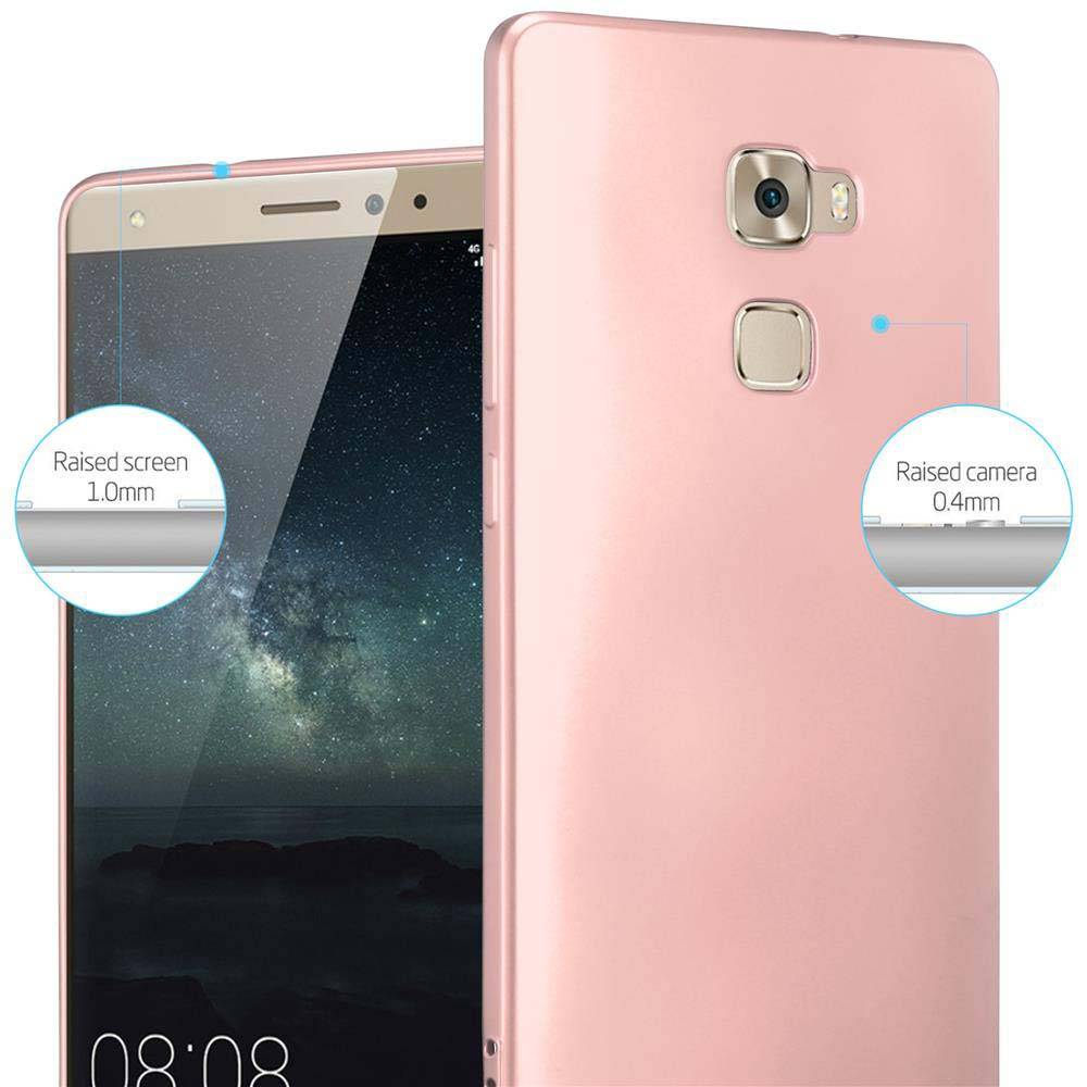 Cadorabo Schutzhülle für Huawei MATE S Hülle in Rosa Handyhülle TPU Silikon Etui Cover Case