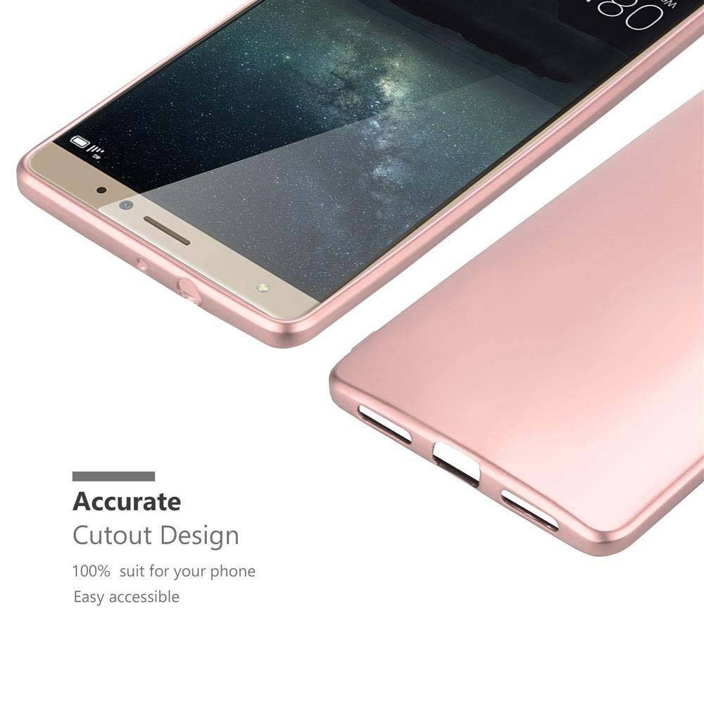 Cadorabo Schutzhülle für Huawei MATE S Hülle in Rosa Handyhülle TPU Silikon Etui Cover Case