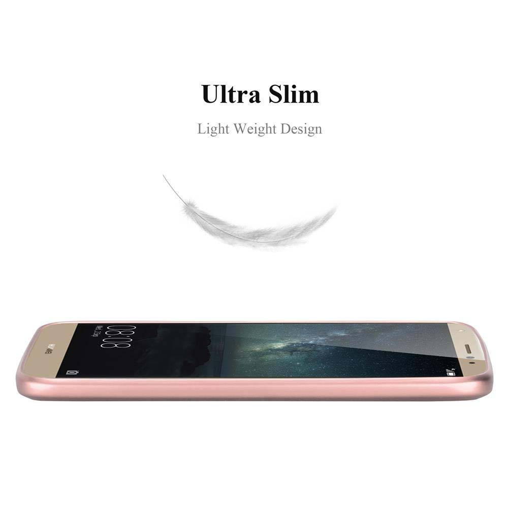 Cadorabo Schutzhülle für Huawei MATE S Hülle in Rosa Handyhülle TPU Silikon Etui Cover Case