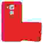 Cadorabo Hülle für Huawei NOVA PLUS Schutzhülle in Rot Handyhülle TPU Silikon Etui Case Cover