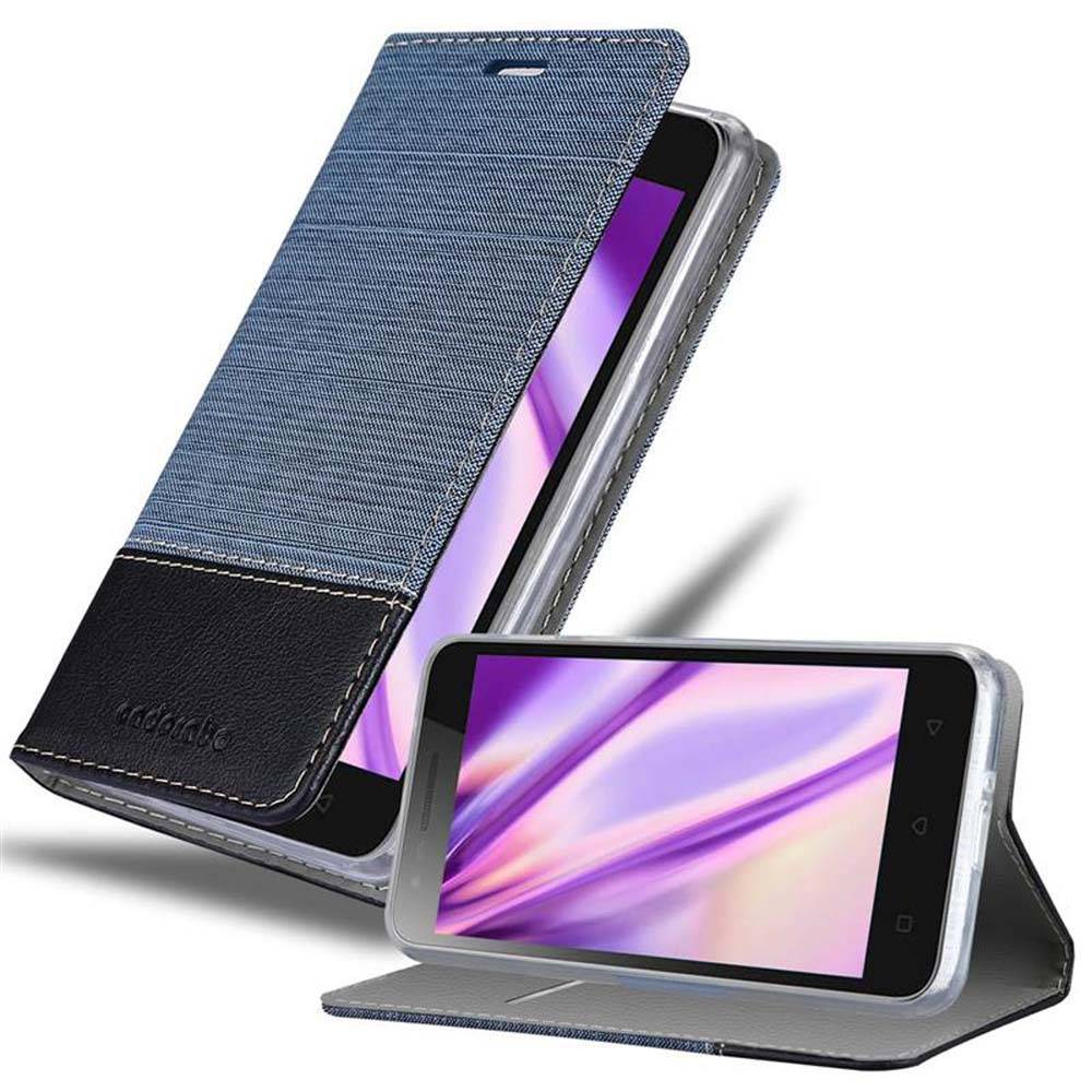 Cadorabo Hülle für Lenovo C2 Schutzhülle in Blau Handy Hülle Etui Book Case Cover