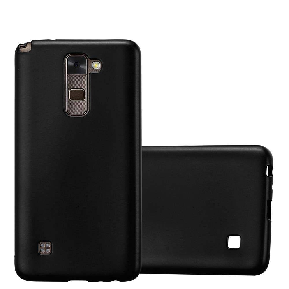 Cadorabo Schutzhülle für LG STYLUS 2 Hülle in Schwarz Handyhülle TPU Silikon Etui Cover Case