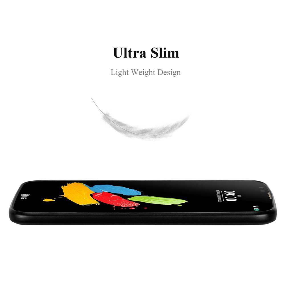 Cadorabo Schutzhülle für LG STYLUS 2 Hülle in Schwarz Handyhülle TPU Silikon Etui Cover Case