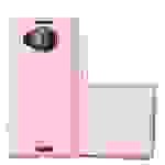 Cadorabo Schutzhülle für Nokia Lumia 950 XL Hülle in Rosa Handyhülle TPU Silikon Etui Cover Case