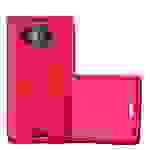 Cadorabo Schutzhülle für Nokia Lumia 950 XL Hülle in Rot Handyhülle TPU Silikon Etui Cover Case