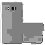 Cadorabo Schutzhülle für Samsung Galaxy A7 2015 Hülle in Grau Handyhülle TPU Silikon Etui Cover Case