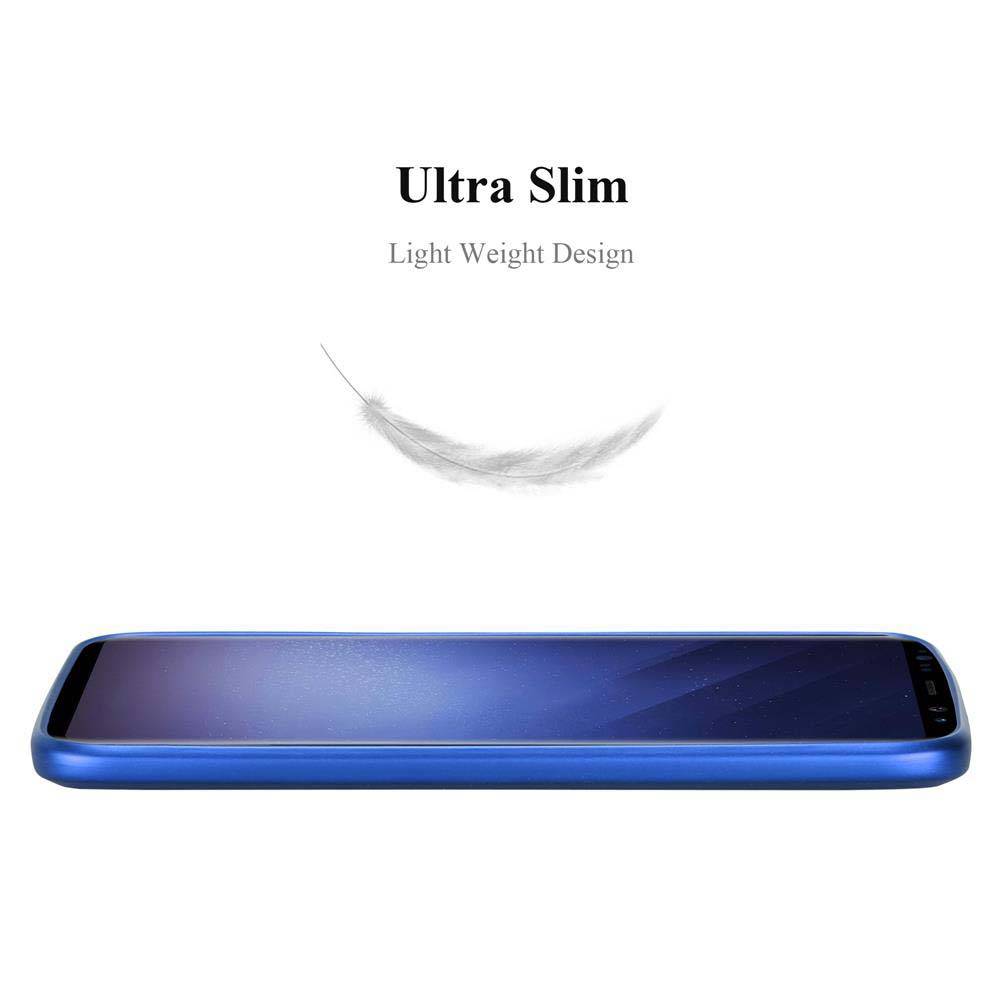 Cadorabo Schutzhülle für Samsung Galaxy S9 Hülle in Blau Handyhülle TPU Silikon Etui Cover Case