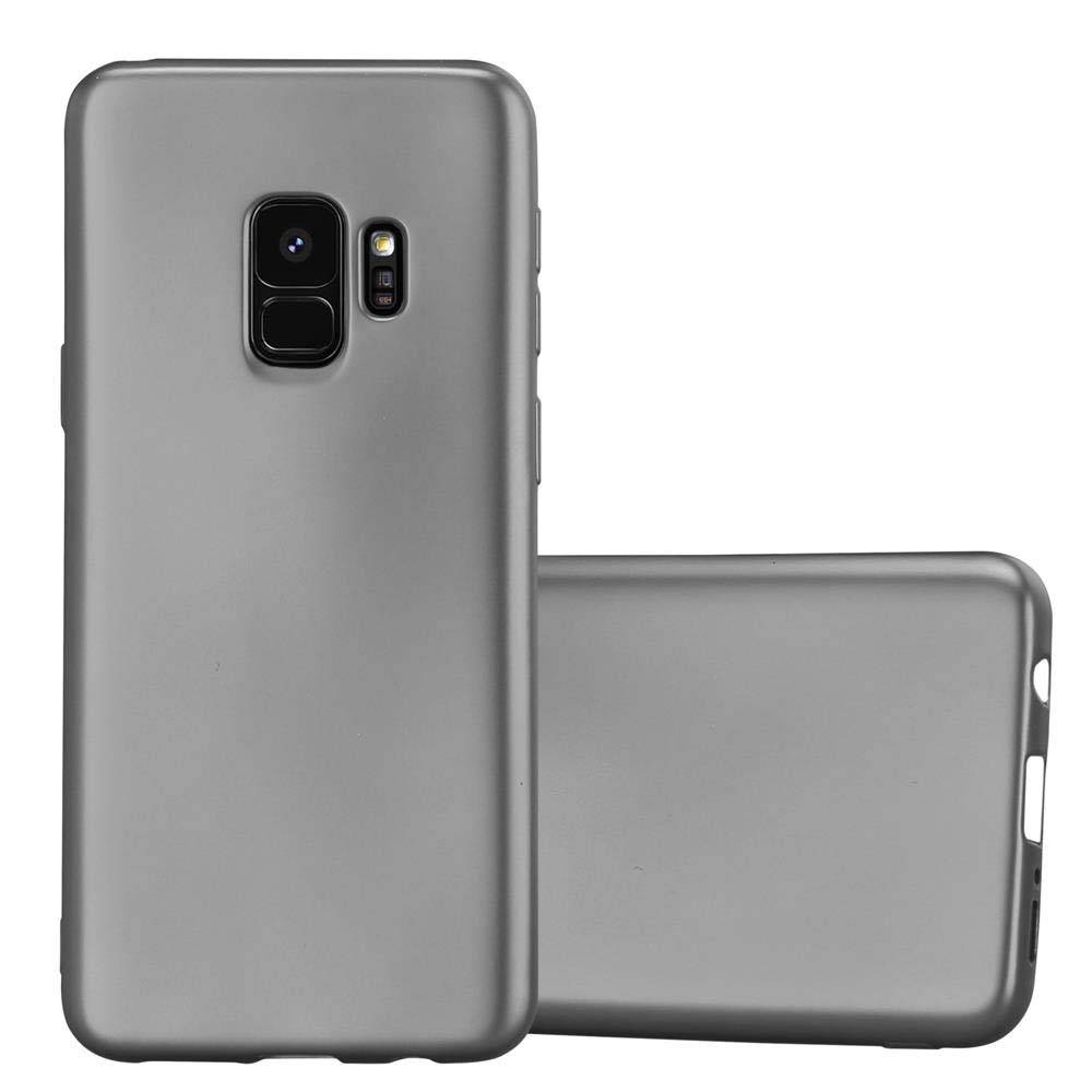 Cadorabo Schutzhülle für Samsung Galaxy S9 Hülle in Grau Handyhülle TPU Silikon Etui Cover Case
