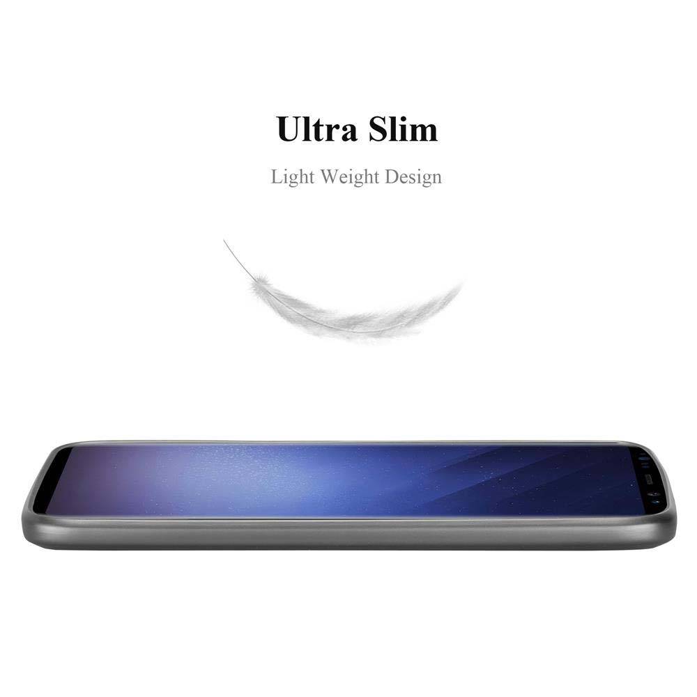 Cadorabo Schutzhülle für Samsung Galaxy S9 Hülle in Grau Handyhülle TPU Silikon Etui Cover Case