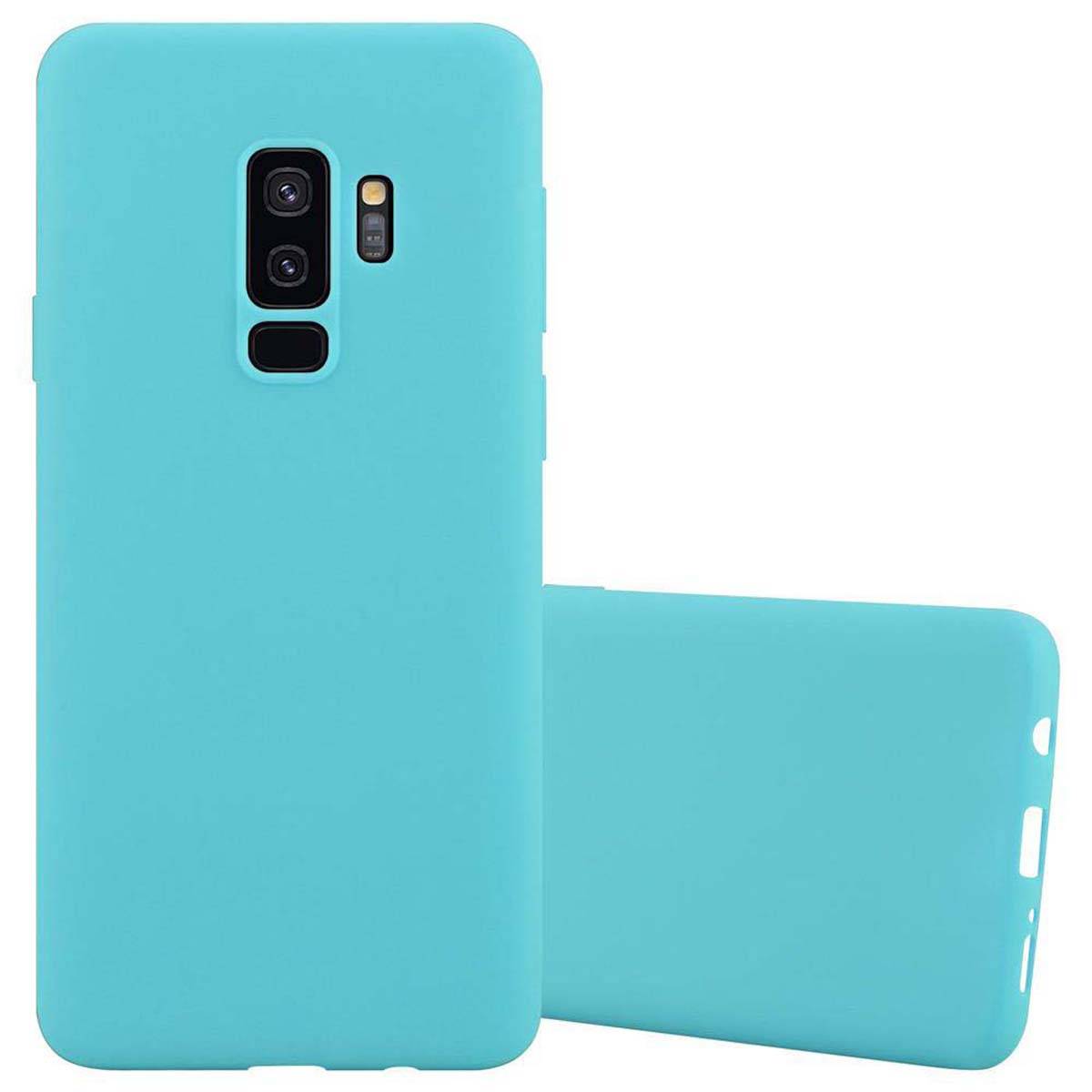 Cadorabo Hülle für Samsung Galaxy S9 PLUS Schutzhülle in Blau Handyhülle TPU Silikon Etui Case Cover
