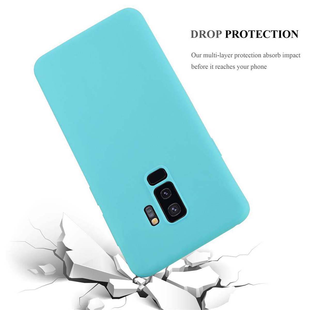 Cadorabo Hülle für Samsung Galaxy S9 PLUS Schutzhülle in Blau Handyhülle TPU Silikon Etui Case Cover