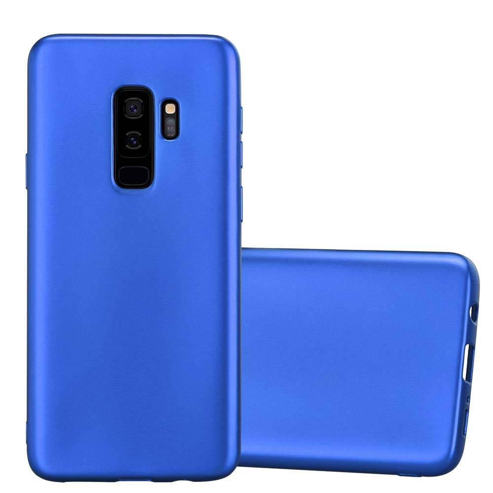 Cadorabo Schutzhülle für Samsung Galaxy S9 PLUS Hülle in Blau Handyhülle TPU Silikon Etui Cover Case
