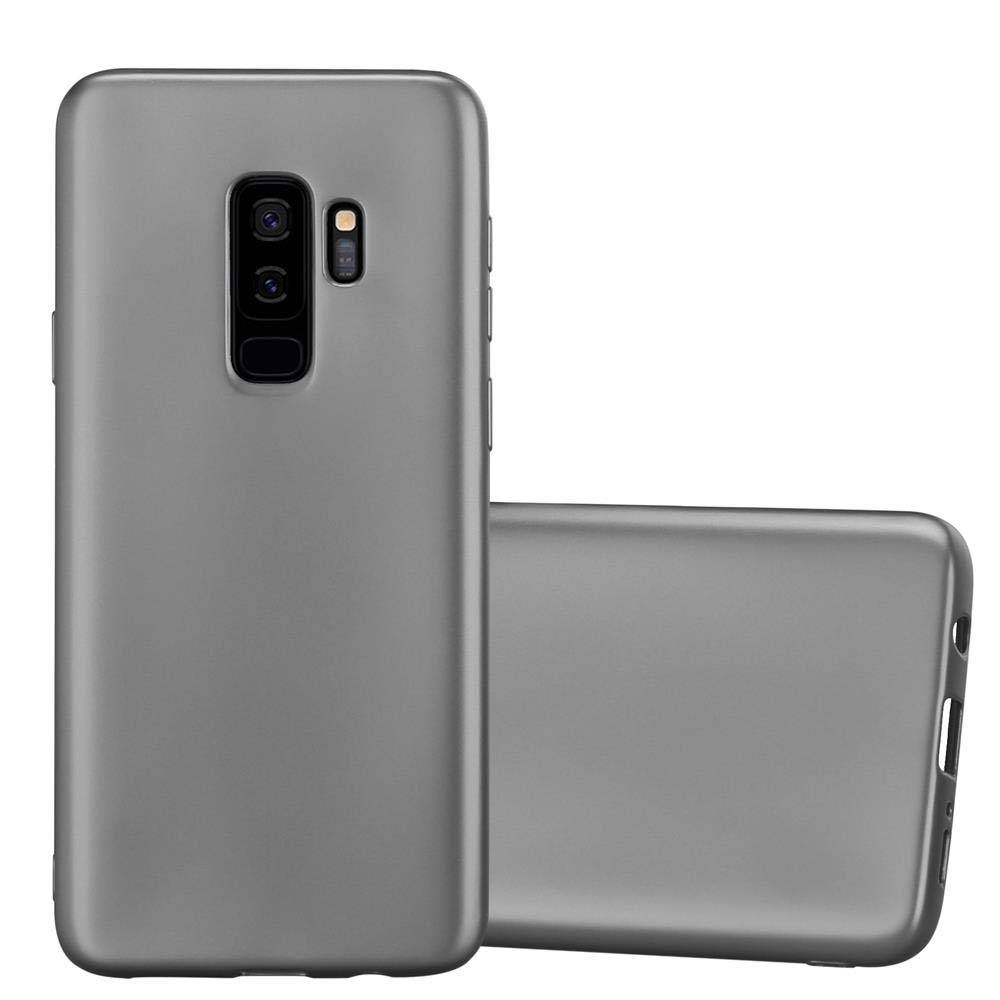 Cadorabo Schutzhülle für Samsung Galaxy S9 PLUS Hülle in Grau Handyhülle TPU Silikon Etui Cover Case