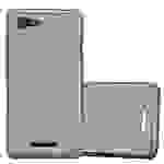 Cadorabo Schutzhülle für Sony Xperia E3 Hülle in Grau Handyhülle TPU Silikon Etui Cover Case