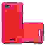 Cadorabo Schutzhülle für Sony Xperia E3 Hülle in Rot Handyhülle TPU Silikon Etui Cover Case