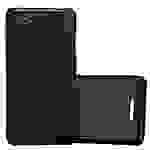 Cadorabo Schutzhülle für Sony Xperia E3 Hülle in Schwarz Handyhülle TPU Silikon Etui Cover Case