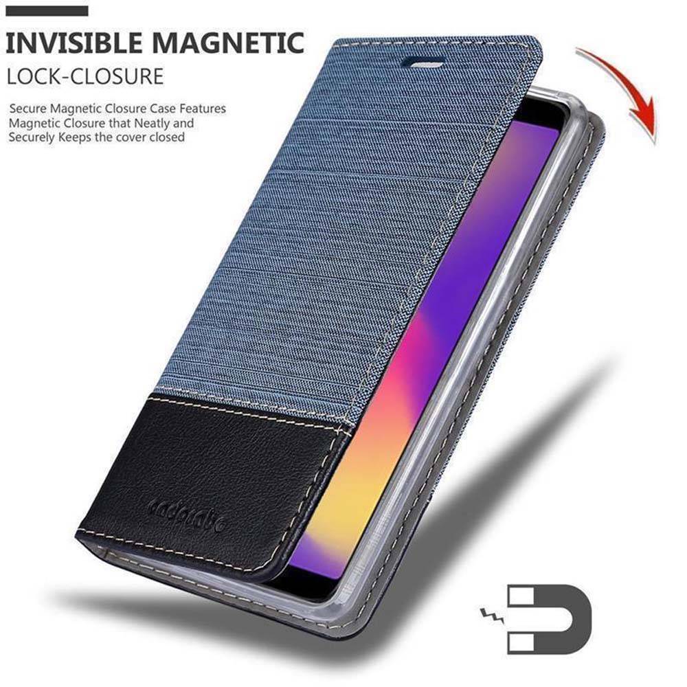 Cadorabo Hülle für ZTE Nubia N3 Schutzhülle in Blau Handy Hülle Etui Book Case Cover