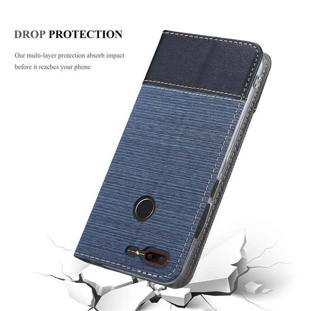 Cadorabo Hülle für ZTE Nubia N3 Schutzhülle in Blau Handy Hülle Etui Book Case Cover
