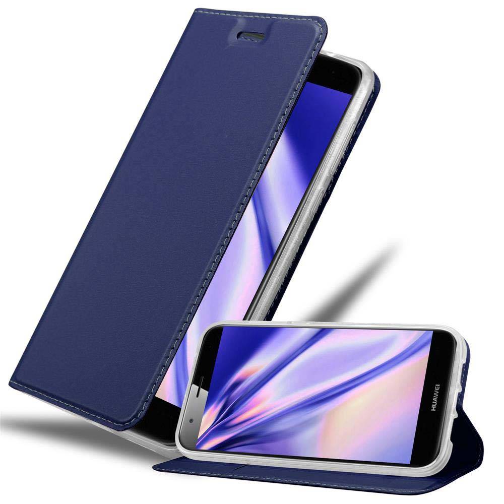 Cadorabo Handyhülle für Huawei ASCEND G7 PLUS / G8 / GX8 Schutz Hülle in Blau Cover Etui Book Case Booklet