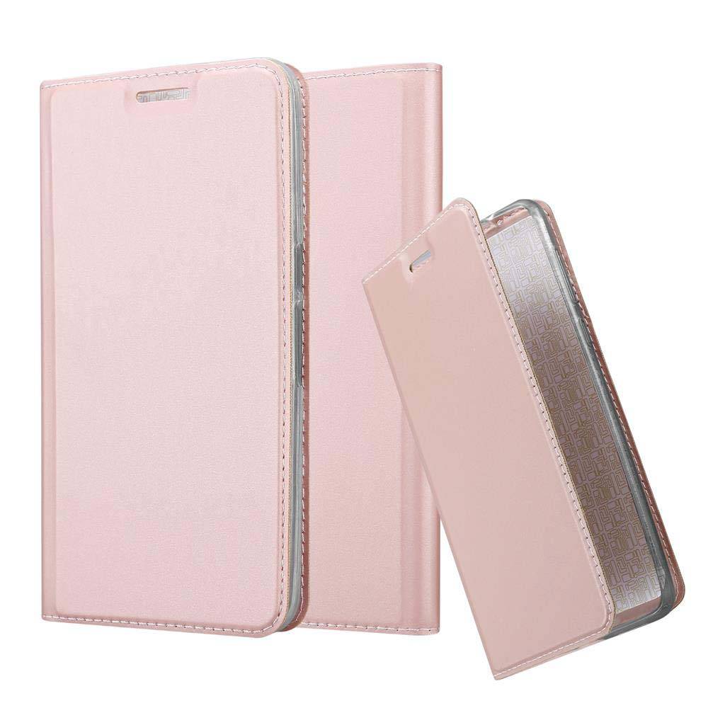 Cadorabo Handyhülle für Huawei Google NEXUS 6P Schutz Hülle in Rosa Cover Etui Book Case Booklet