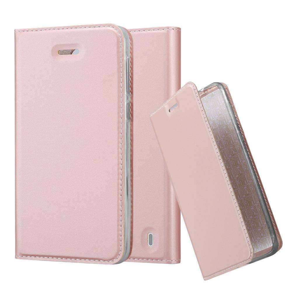 Cadorabo Handyhülle für Nokia 2 2017 Schutz Hülle in Rosa Cover Etui Book Case Booklet