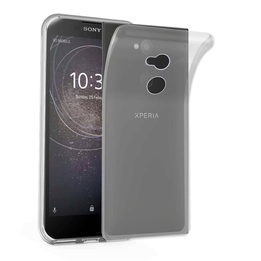 Cadorabo Hülle für Sony Xperia L2 Hülle in VOLL TRANSPARENT - Handyhülle aus TPU Silikon - Silikonhülle Schutzhülle Ultra Slim Soft Back Cover C