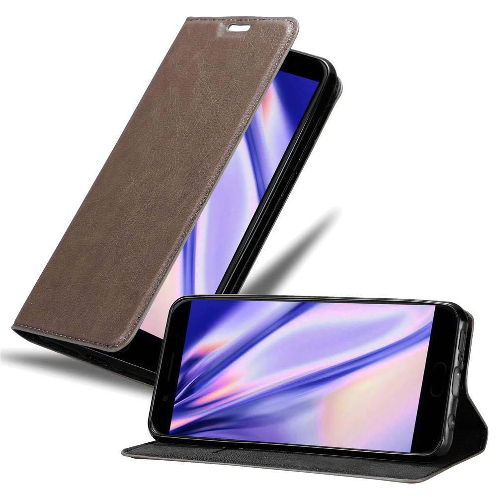 Cadorabo Hülle für Xiaomi BLACK SHARK Schutz Hülle in Braun Handyhülle Etui Case Cover Magnetverschluss