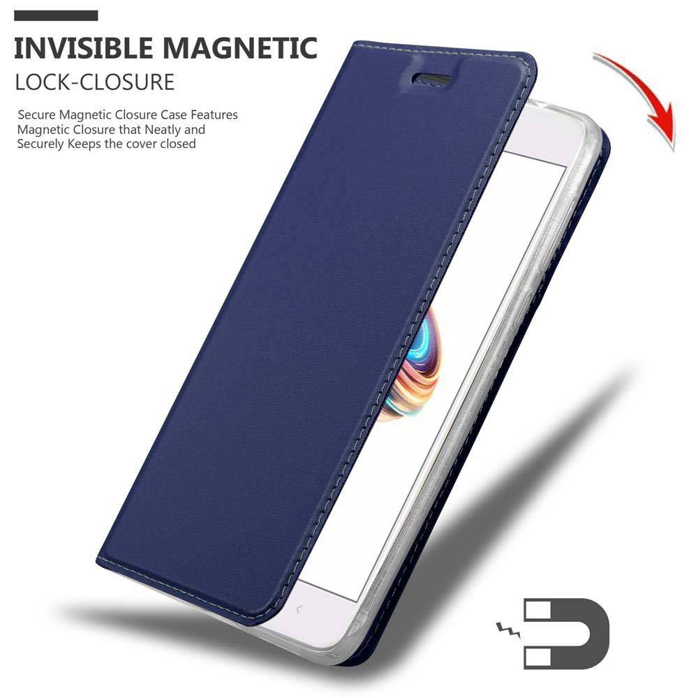Cadorabo Handyhülle für Xiaomi Mi A1 / Mi 5X Schutz Hülle in Blau Cover Etui Book Case Booklet